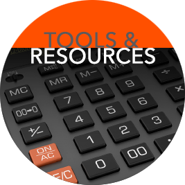 Find calculators, educational materials and more on our Tools & Resources page