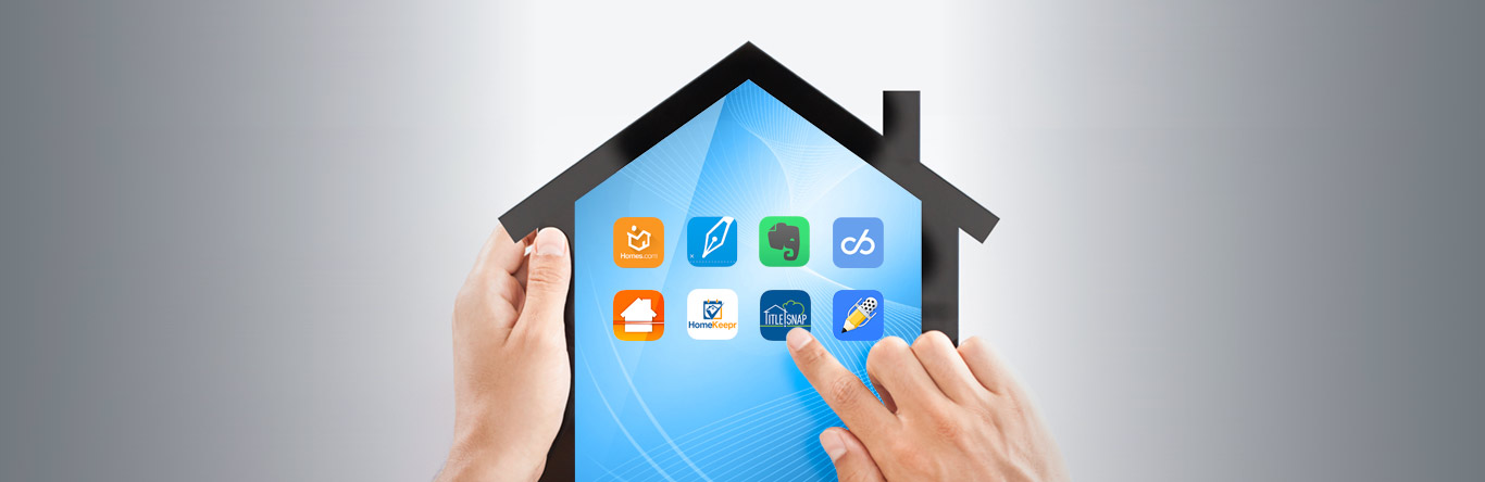 house shaped tablet with apps